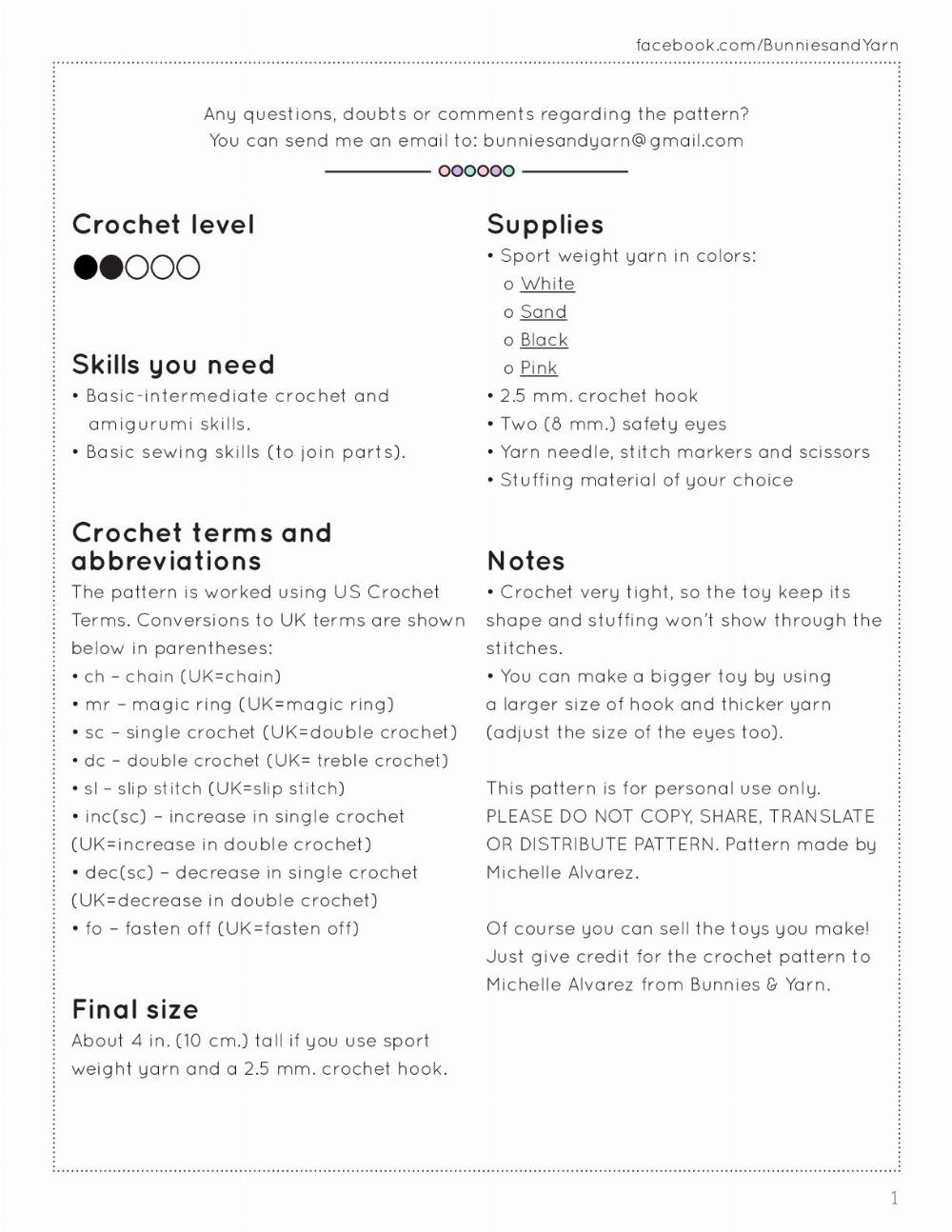 Adorable Baby Cow Crochet Pattern for Beginners