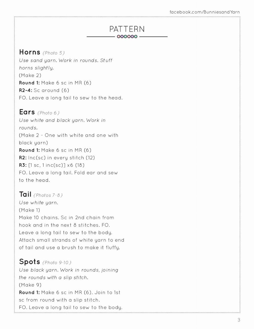 Adorable Baby Cow Crochet Pattern for Beginners