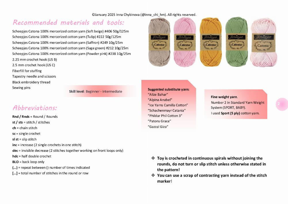 Adorable Crochet Bunny Toy with a Sleepy Expression