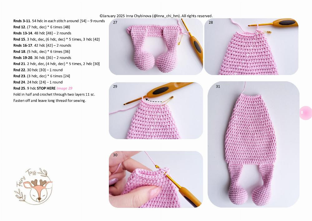 Adorable Crochet Bunny Toy with a Sleepy Expression