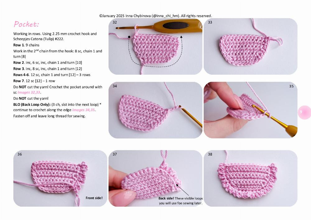 Adorable Crochet Bunny Toy with a Sleepy Expression