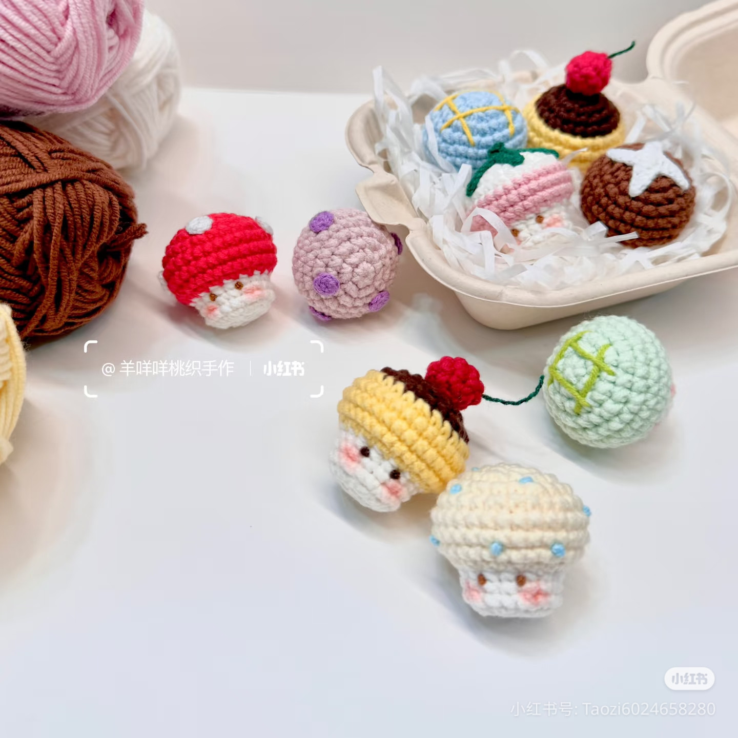 Adorable Crochet Cupcake Characters for Creative Crafting Fun