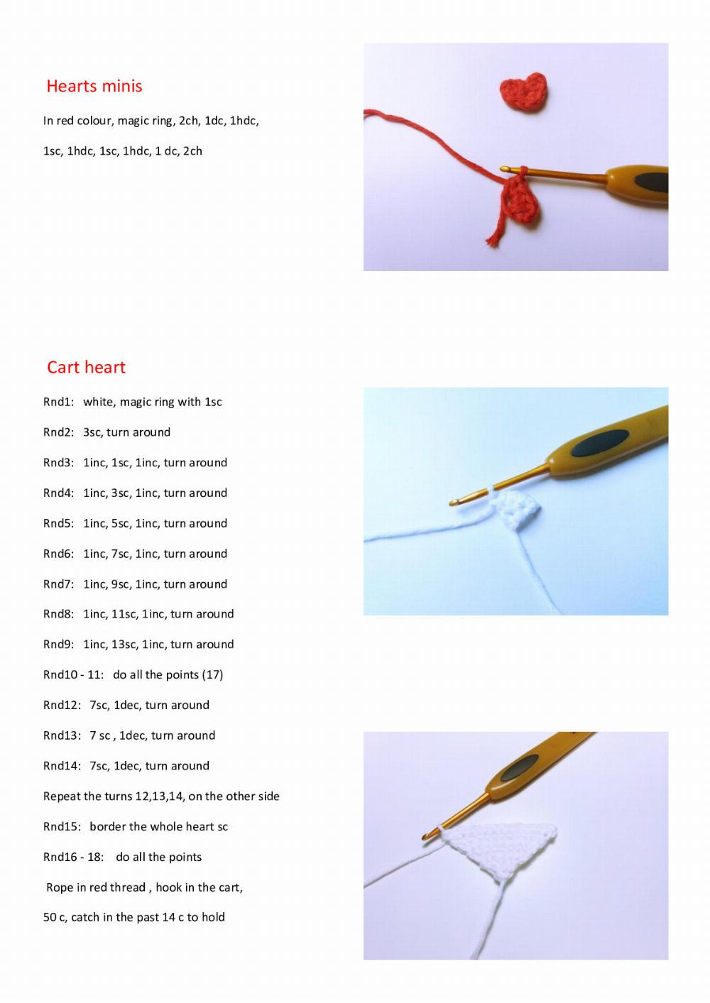 Adorable Crochet Doll Pattern with Heart Accents