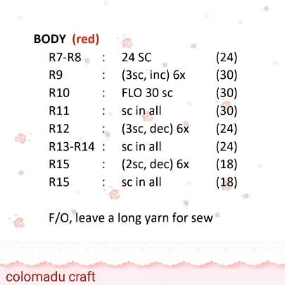 Adorable Crochet Doll with Red Outfit and Long White Hair