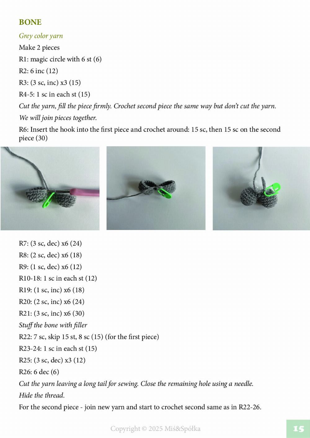 Adorable Crochet Pattern for Karmel the Dog by Miś & Spółka