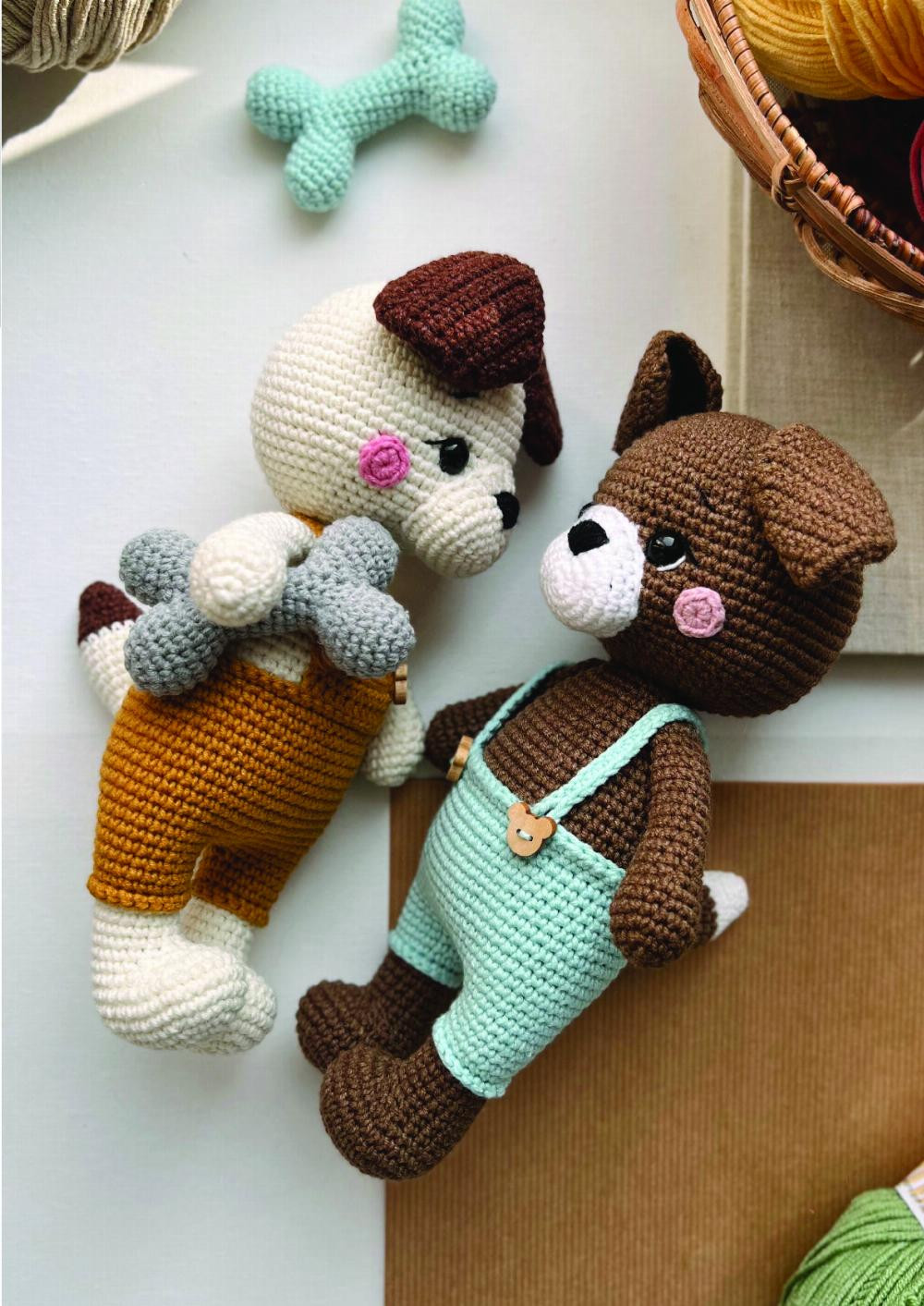 Adorable Crochet Pattern for Karmel the Dog by Miś & Spółka
