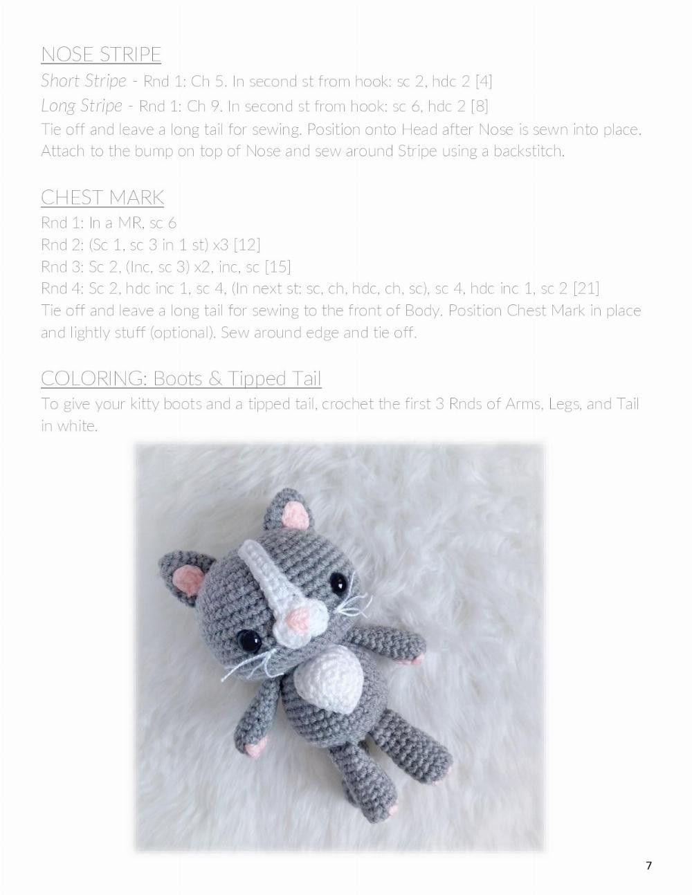 Adorable Crochet Patterns for Snuggle Kitty Dolls
