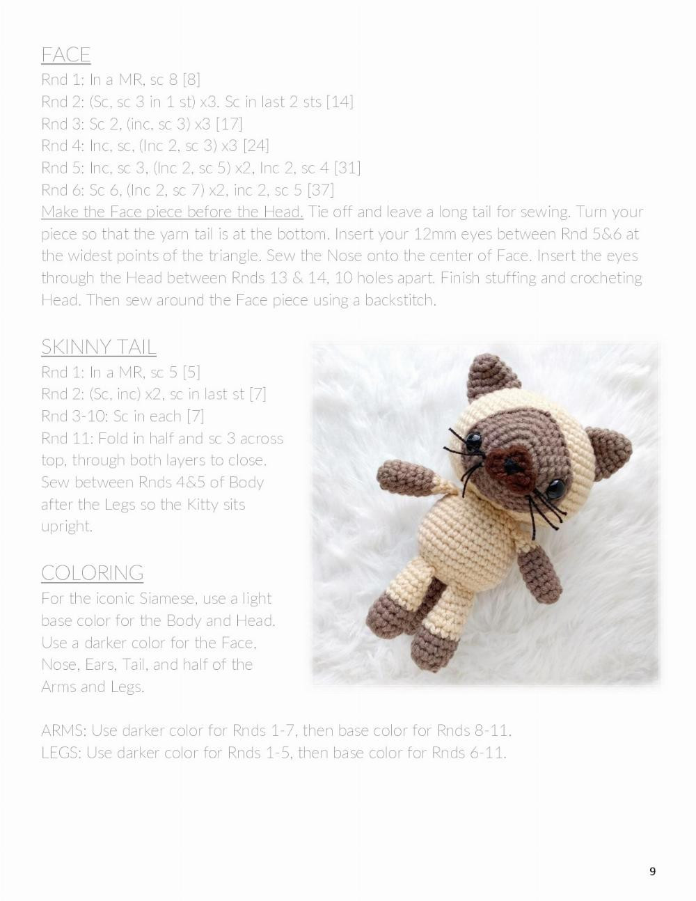 Adorable Crochet Patterns for Snuggle Kitty Dolls
