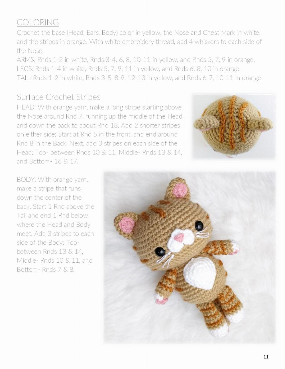 Adorable Crochet Patterns for Snuggle Kitty Dolls