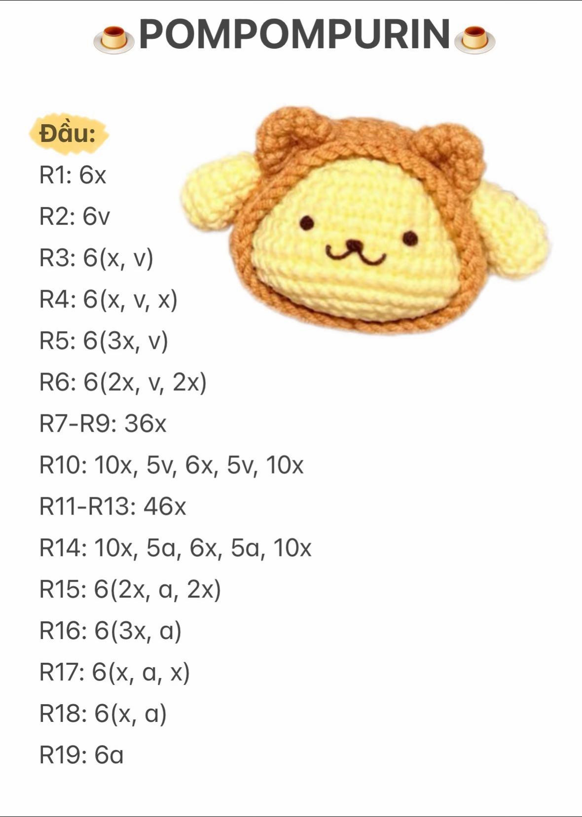 Adorable Crochet Pompompurin Pattern for Beginners and Enthusiasts
