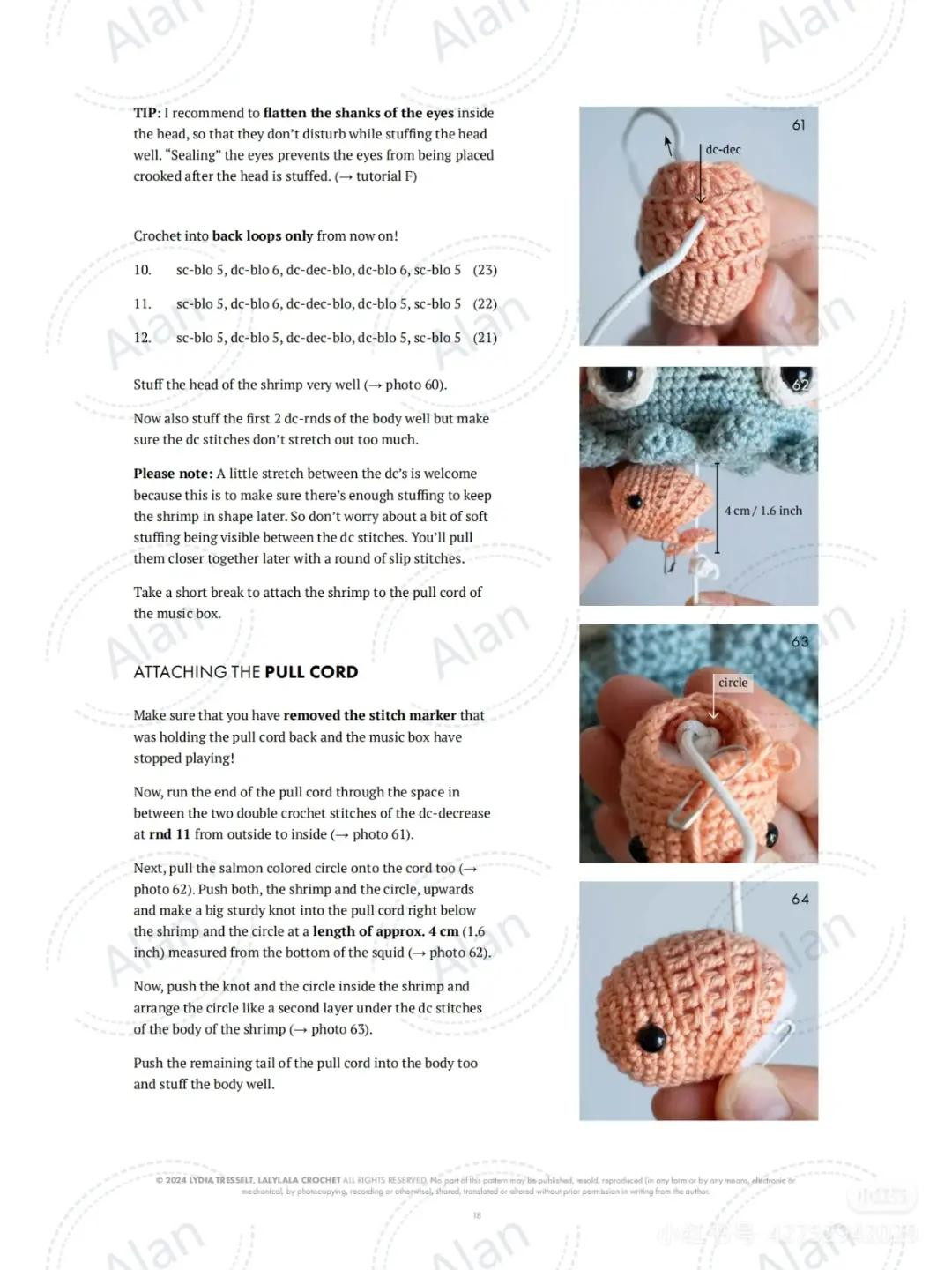 Adorable Crochet Squid and Shrimp Amigurumi Pattern