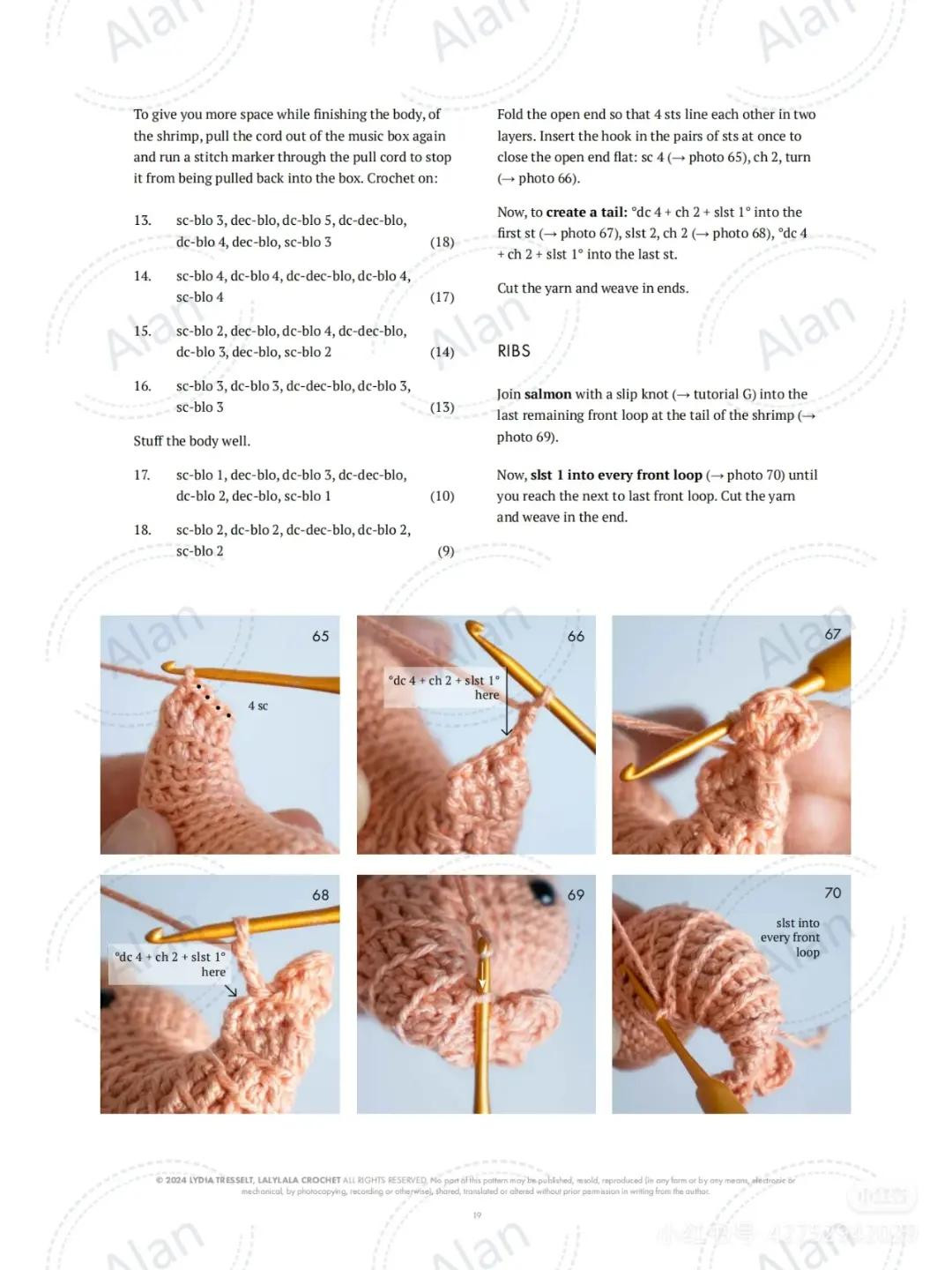 Adorable Crochet Squid and Shrimp Amigurumi Pattern