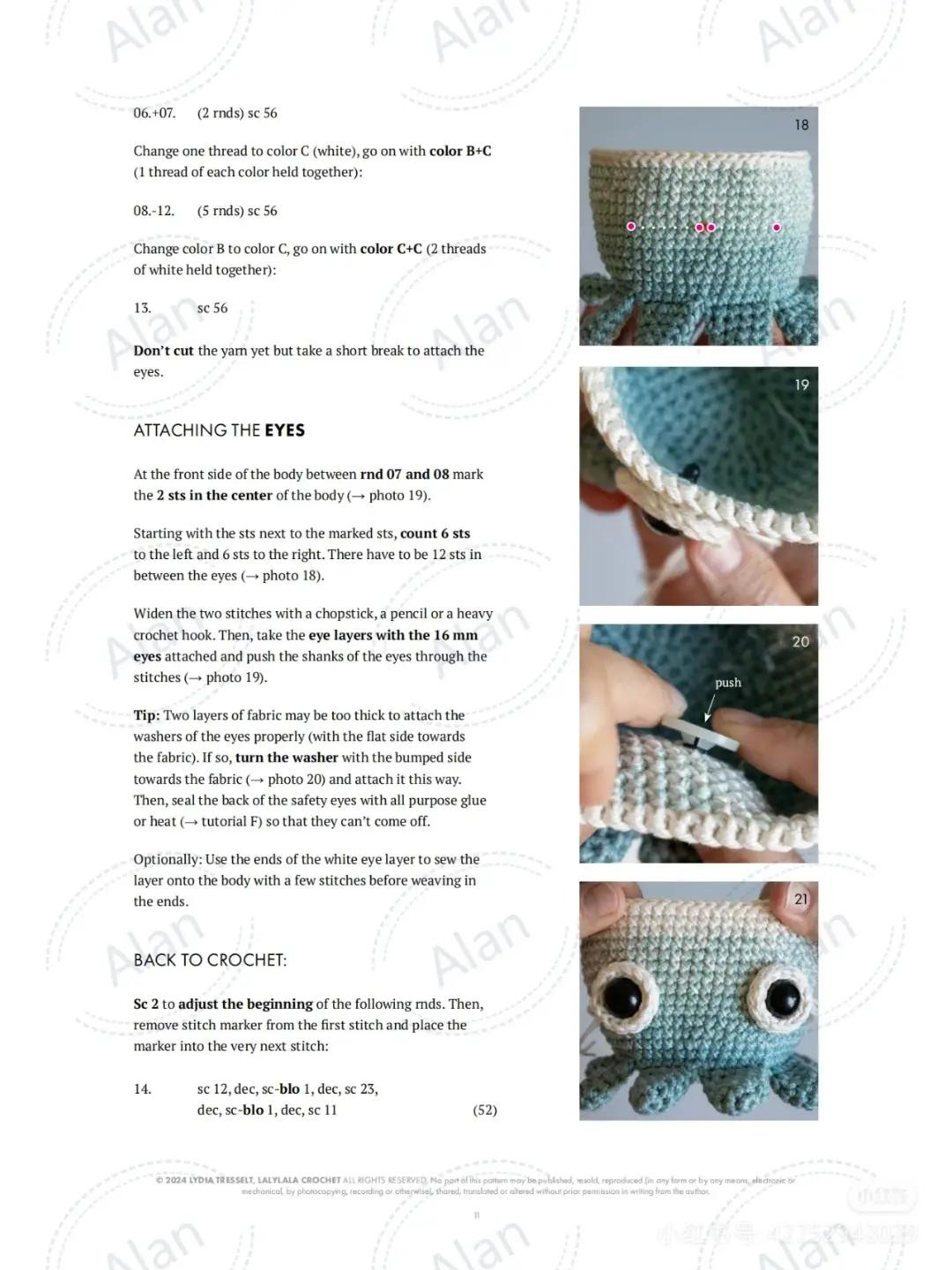 Adorable Crochet Squid and Shrimp Amigurumi Pattern