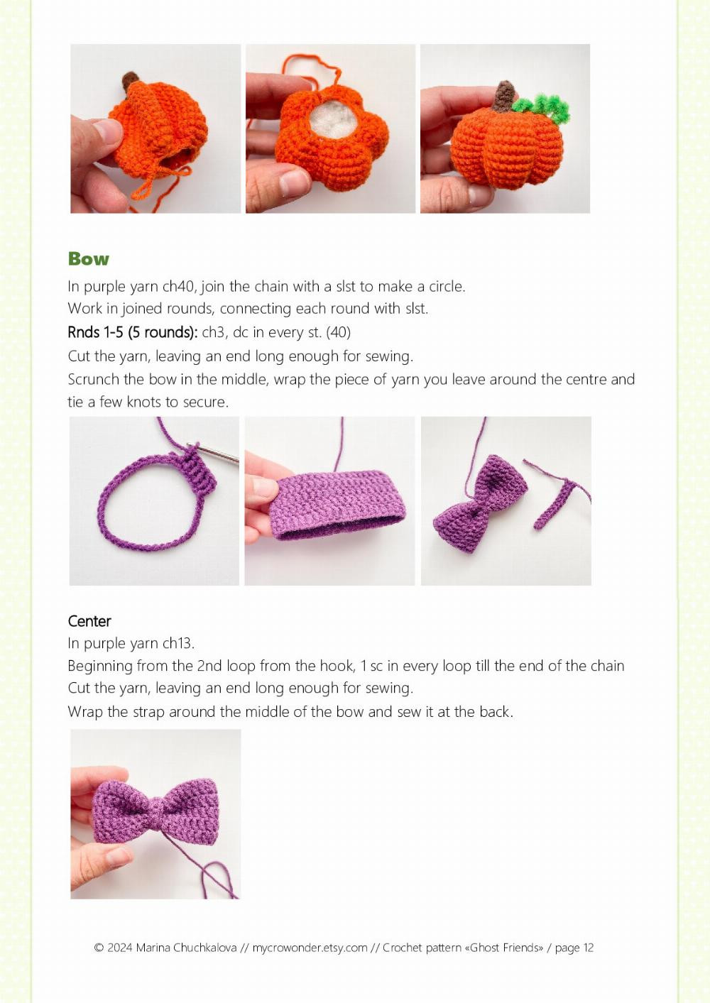 Adorable Ghost Friends Crochet Pattern for Halloween Fun