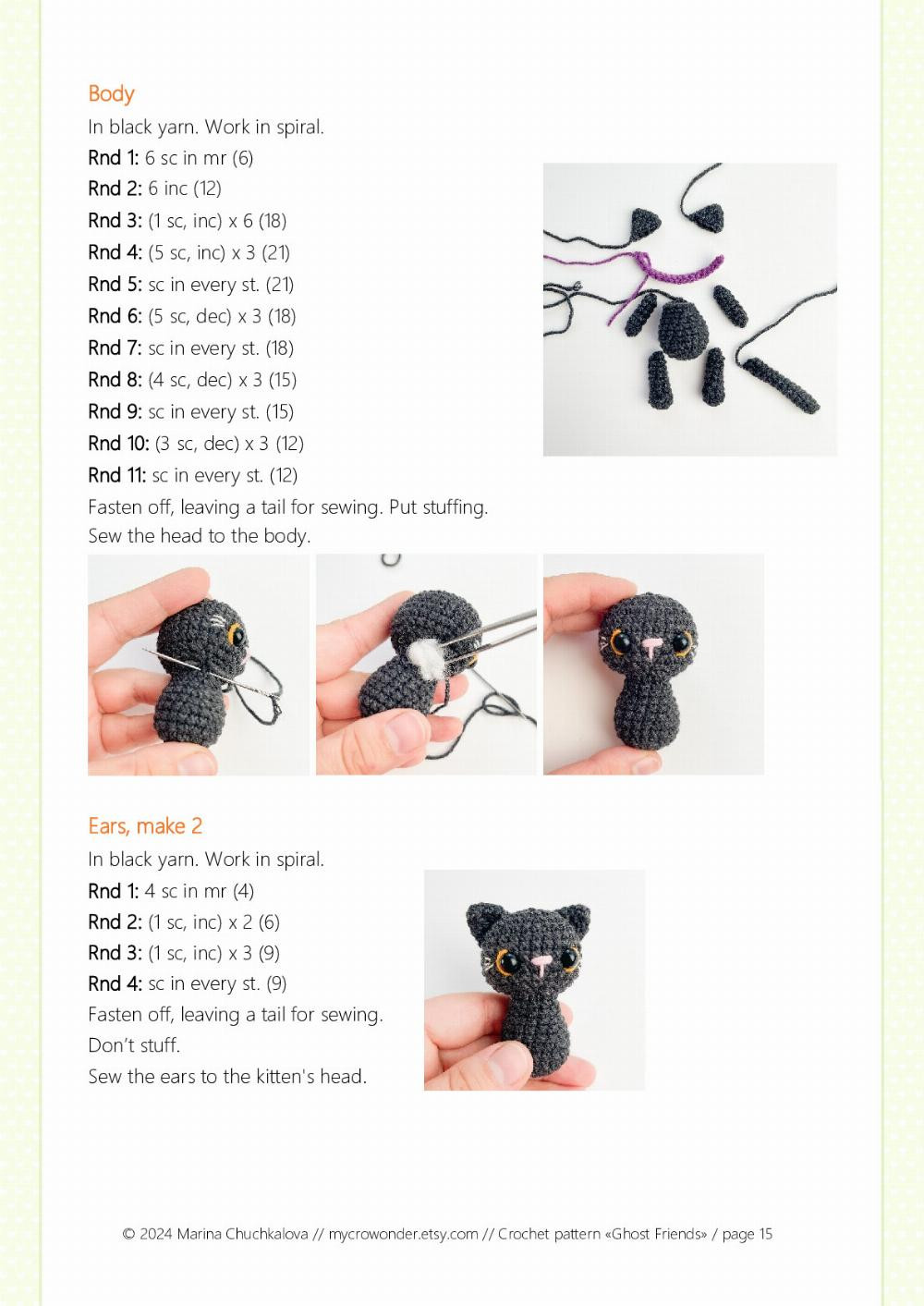 Adorable Ghost Friends Crochet Pattern for Halloween Fun