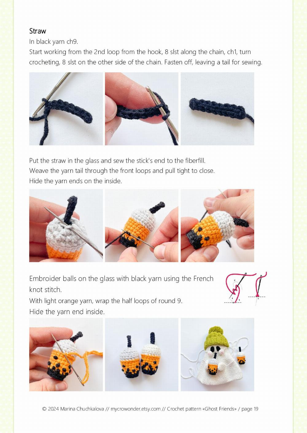 Adorable Ghost Friends Crochet Pattern for Halloween Fun