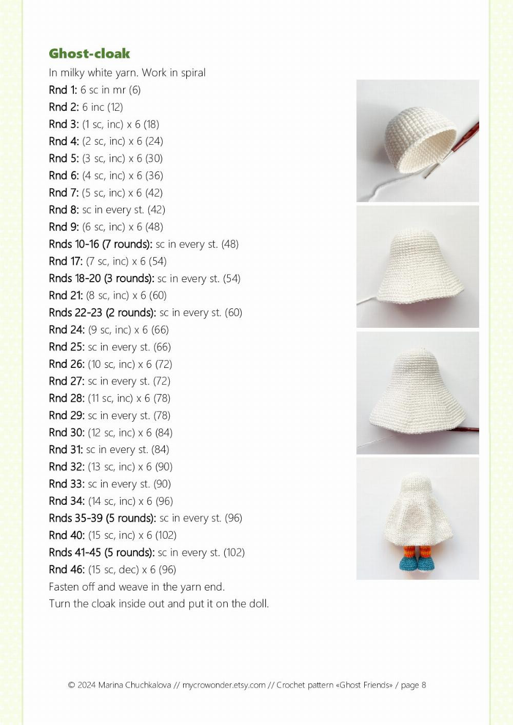 Adorable Ghost Friends Crochet Pattern for Halloween Fun