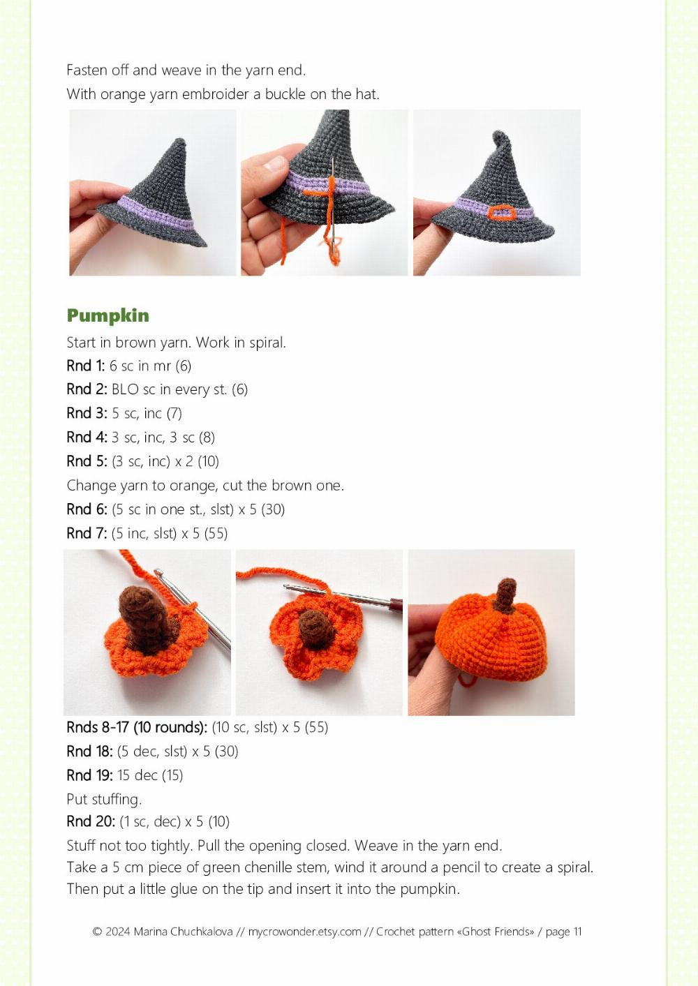 Adorable Ghost Friends Crochet Pattern for Halloween Fun