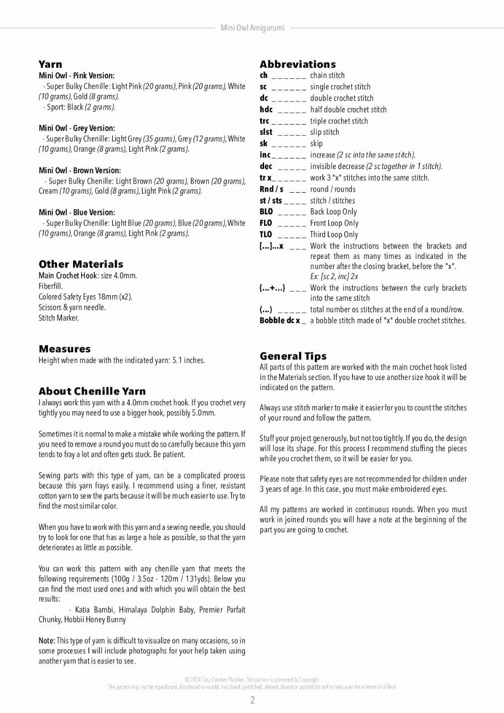 Adorable Mini Owl Amigurumi Crochet Pattern for Beginners