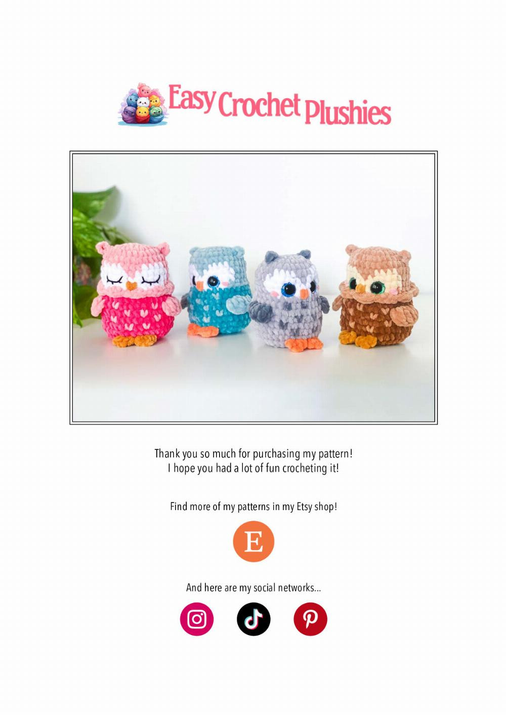 Adorable Mini Owl Amigurumi Crochet Pattern for Beginners