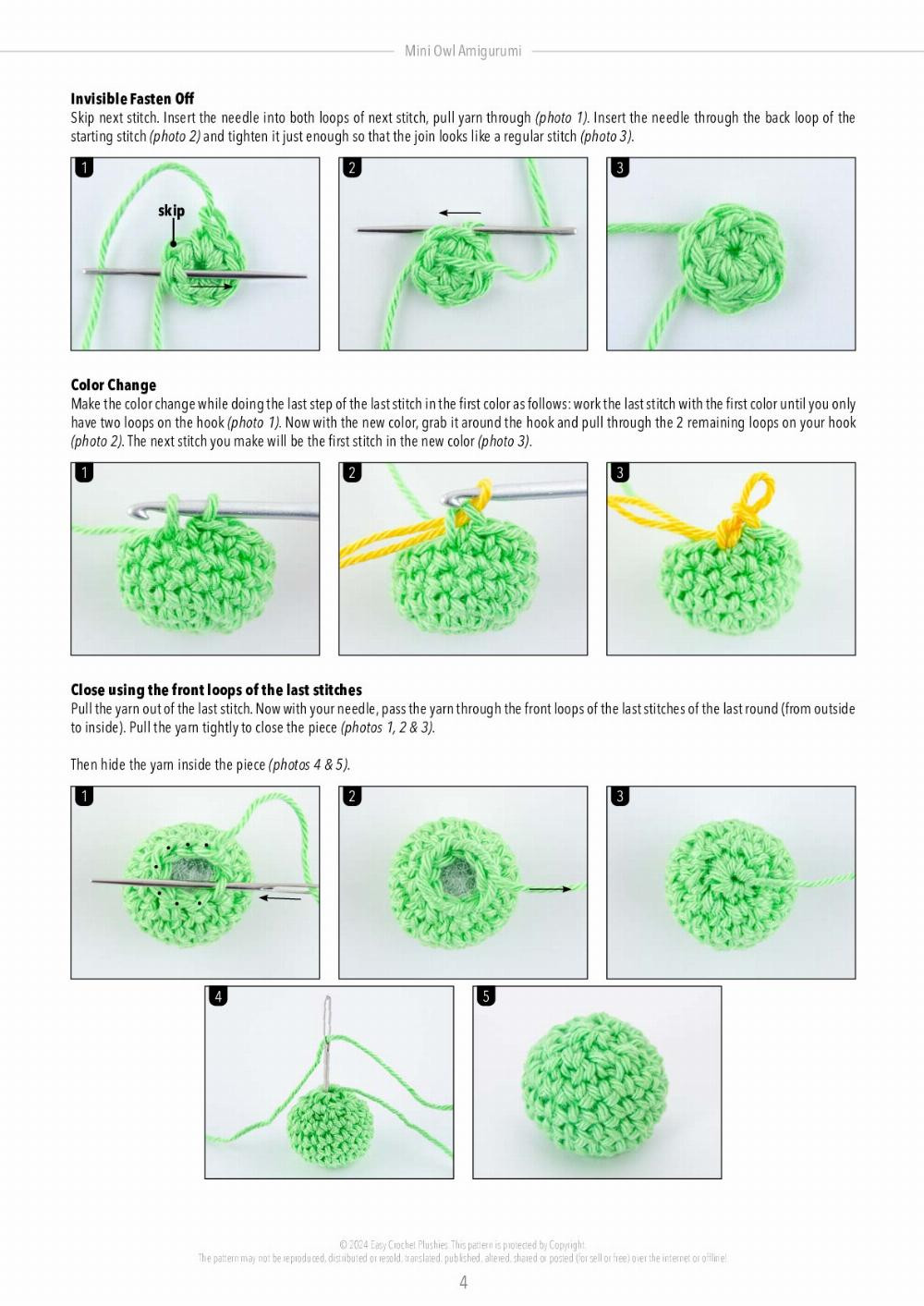 Adorable Mini Owl Amigurumi Crochet Pattern for Beginners