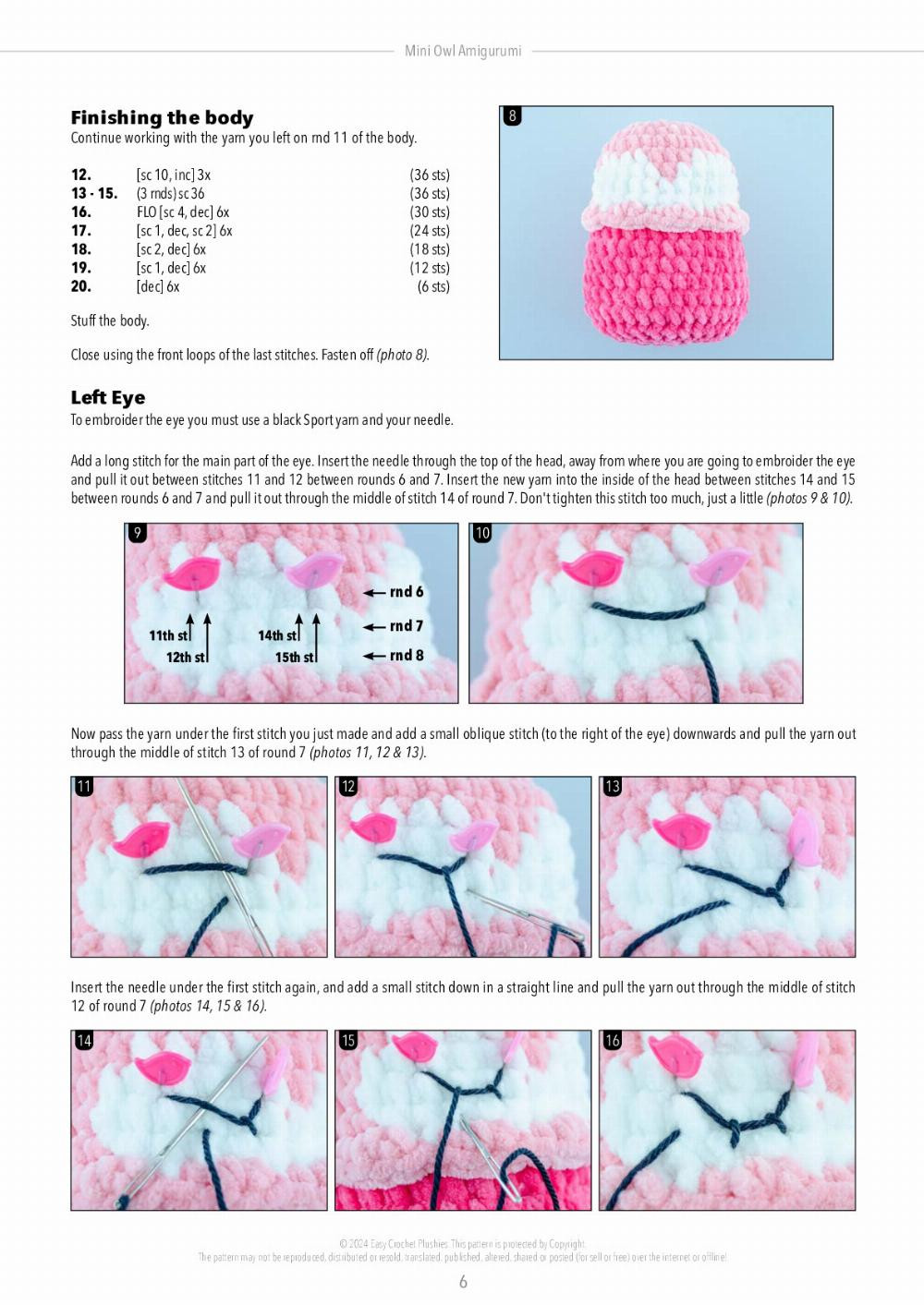 Adorable Mini Owl Amigurumi Crochet Pattern for Beginners