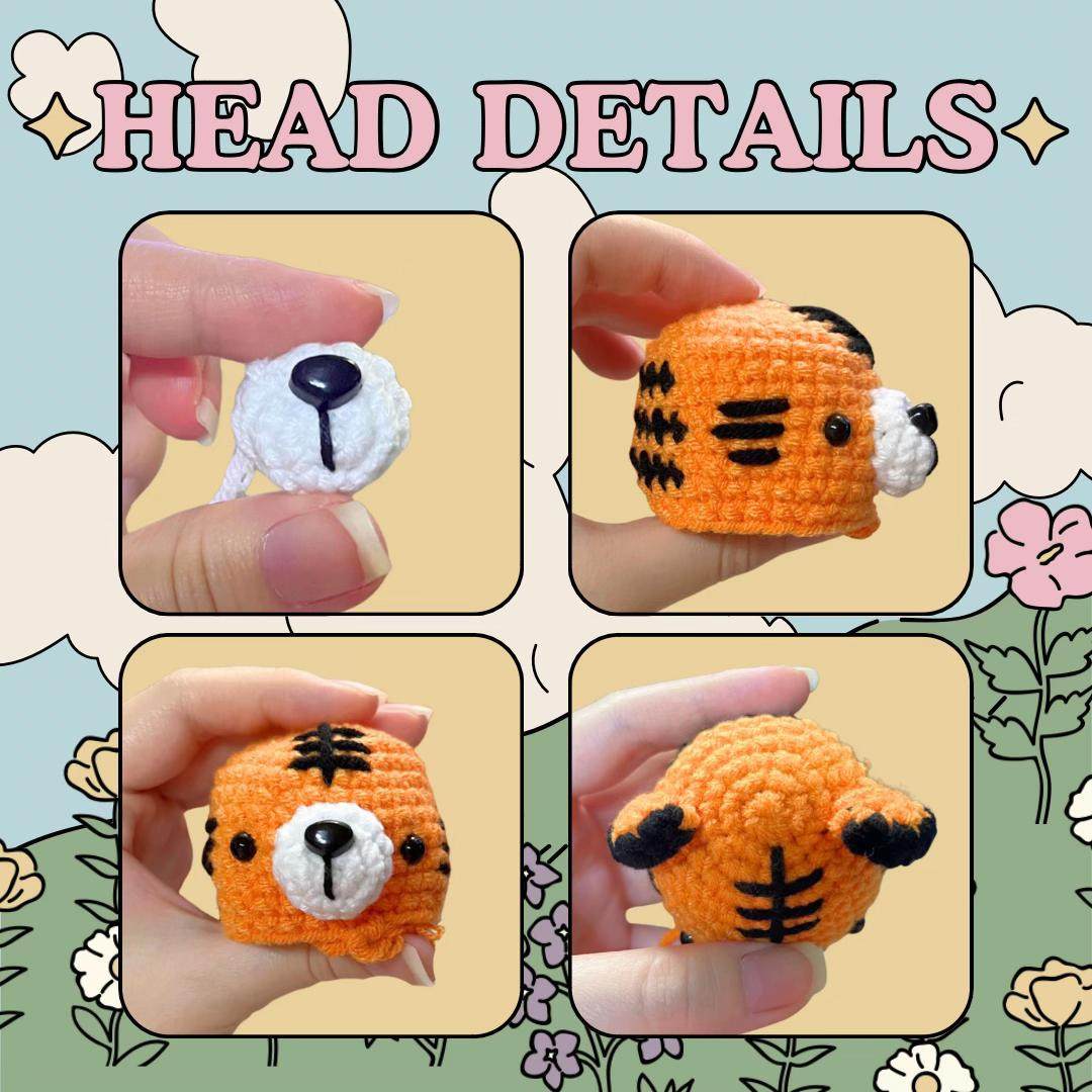 Amigurumi Crochet Tiger Pattern for Beginners - Free Tutorial