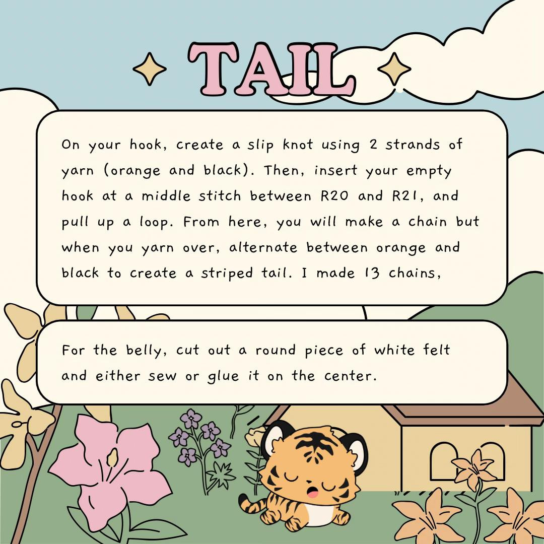 Amigurumi Crochet Tiger Pattern for Beginners - Free Tutorial