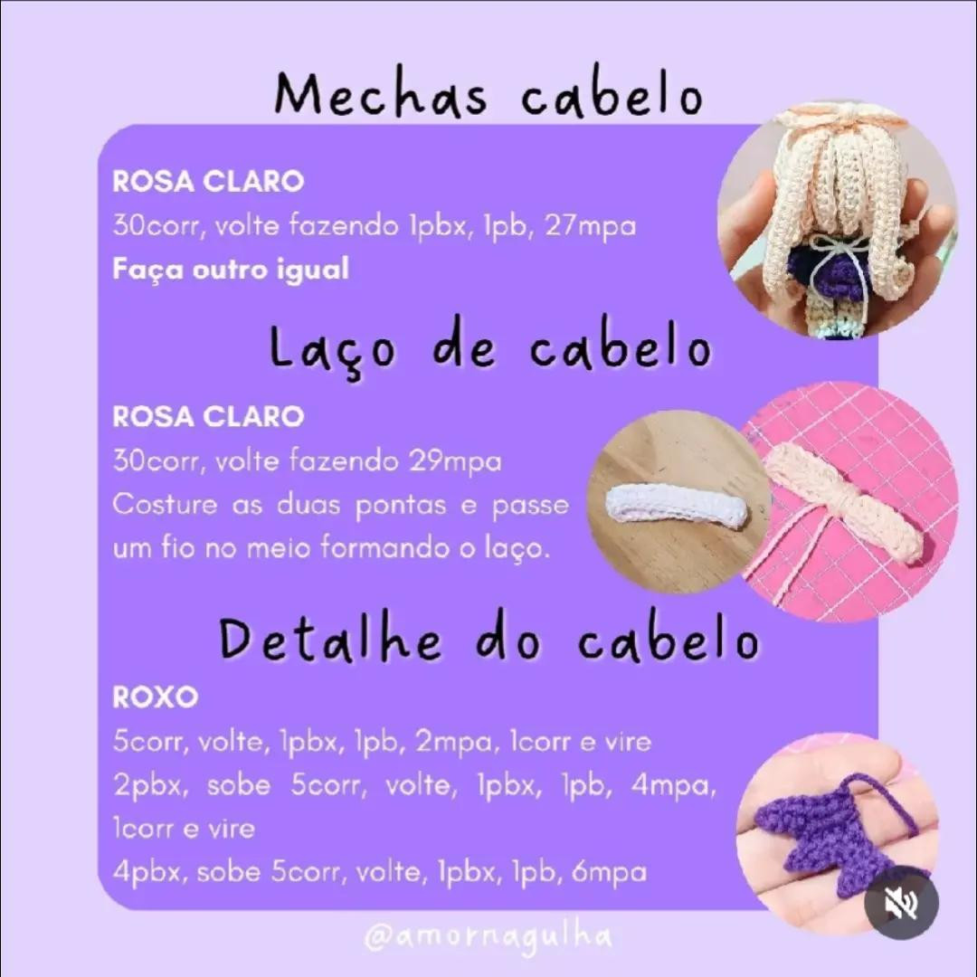 Amigurumi da Kokomi: Receita de Crochê Grátis e Fofa