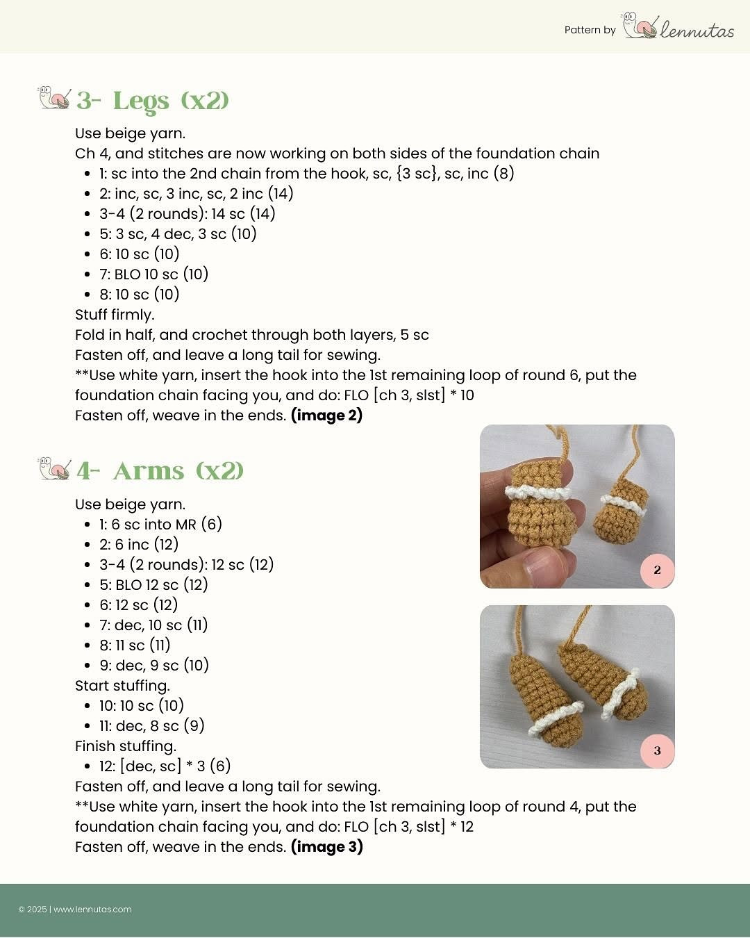 Amigurumi Gingerbread Men Free Crochet Pattern for Holidays