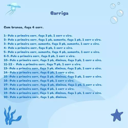 Amigurumi Tubarãozinho - Receita de Crochê Grátis