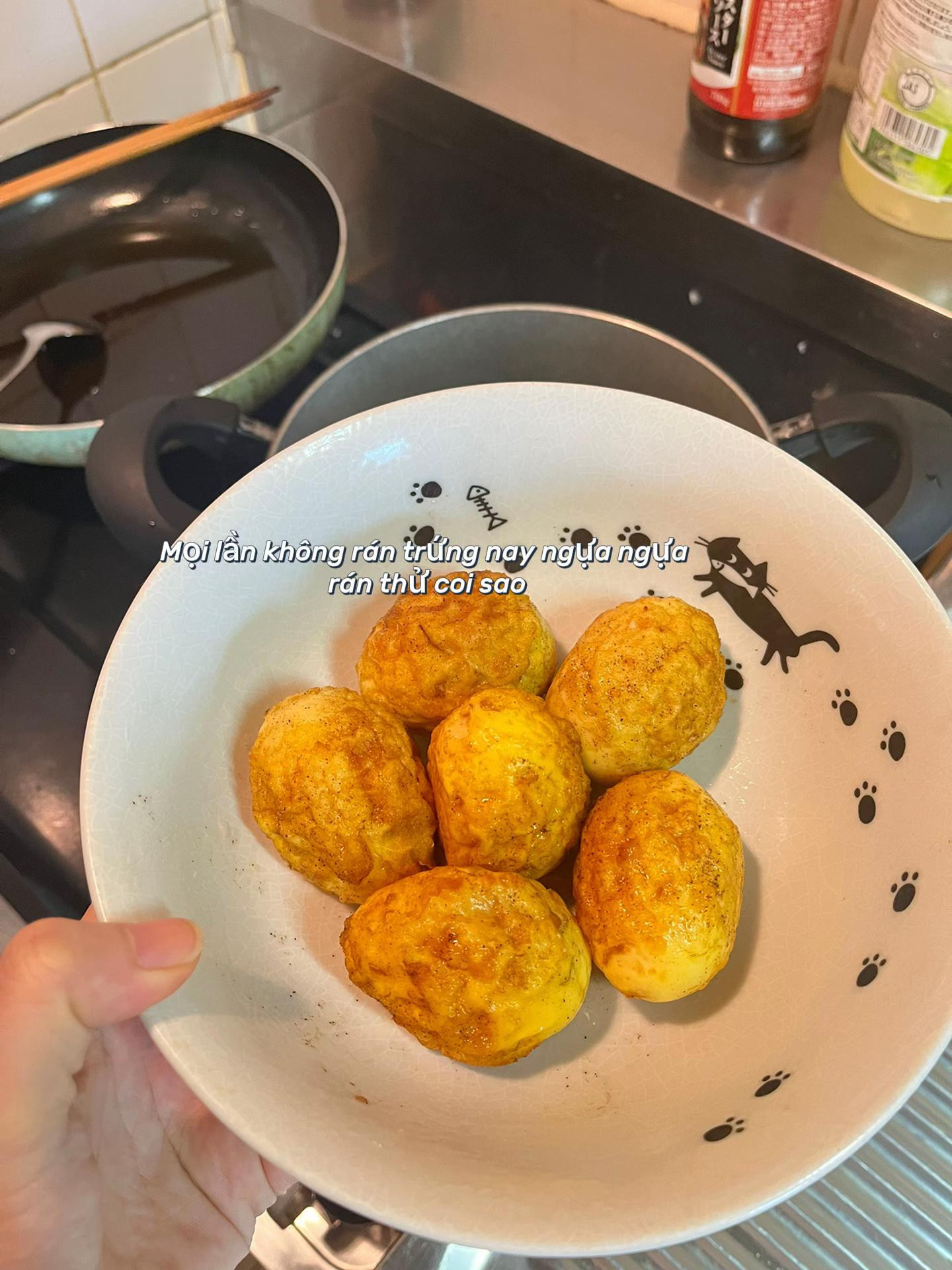 Ba chỉ kho trứng