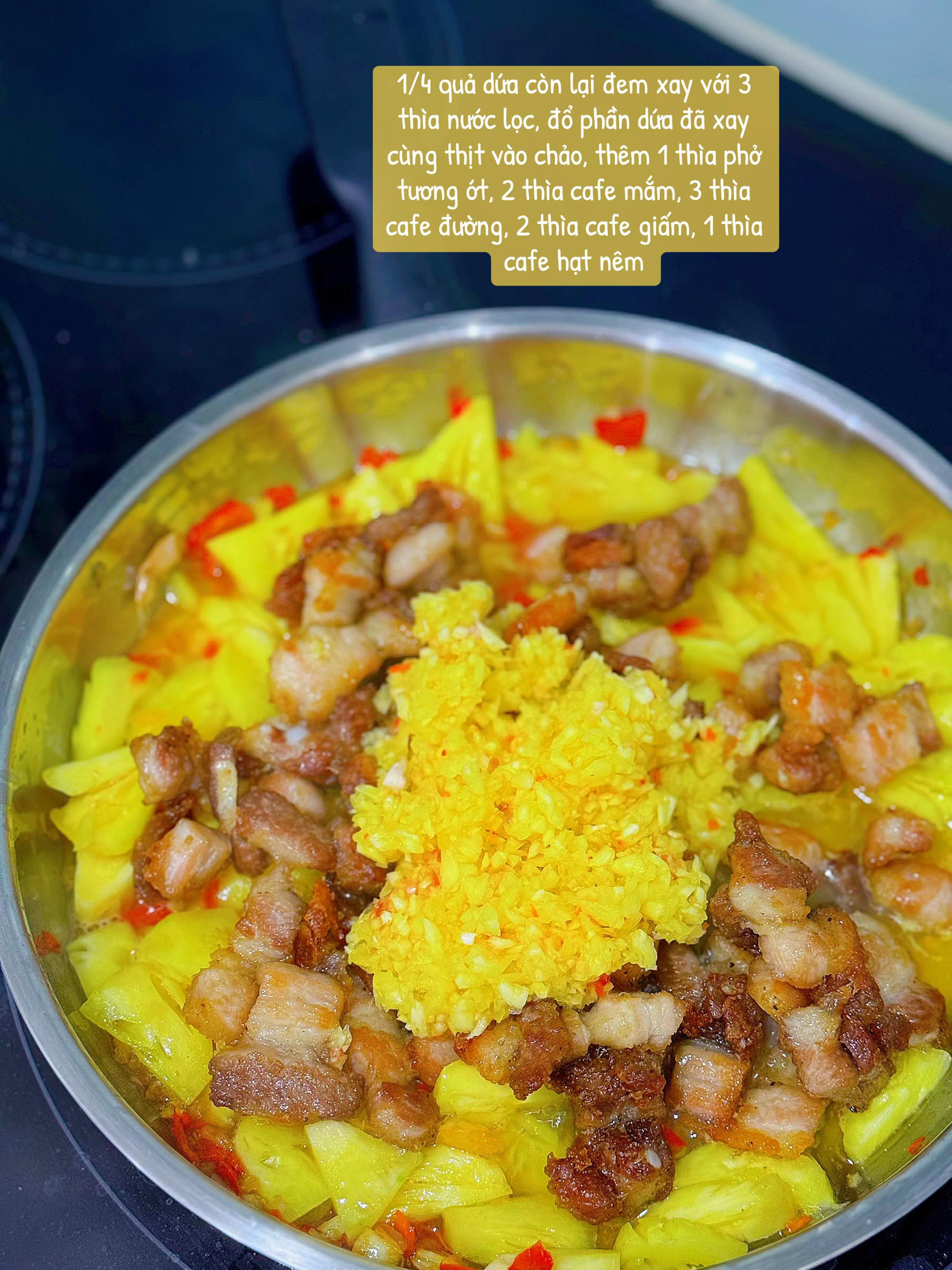 Ba Chỉ Rim Dứa Chua Ngọt Mê Say