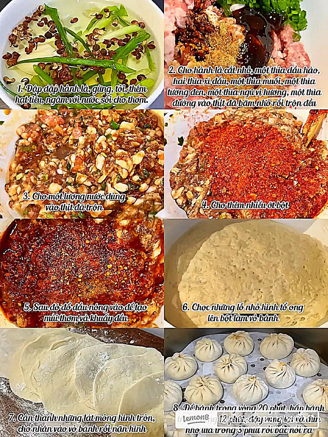 Bánh Bao Thịt Cay Tê - Đậm Đà Hương Vị Việt