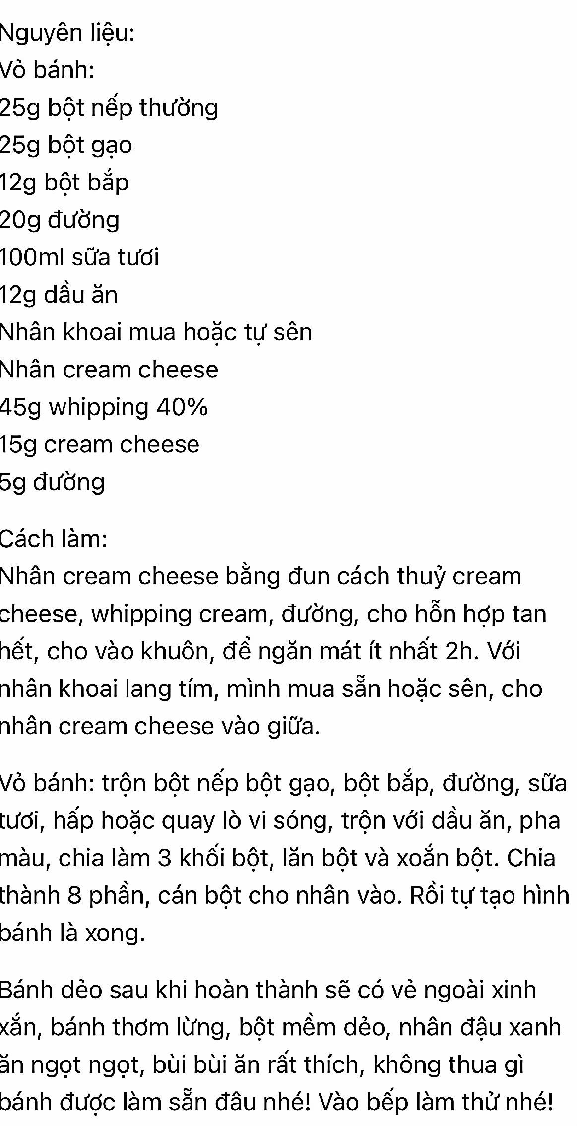 Bánh Dẻo Lạnh Hoa Tím Thanh Mát