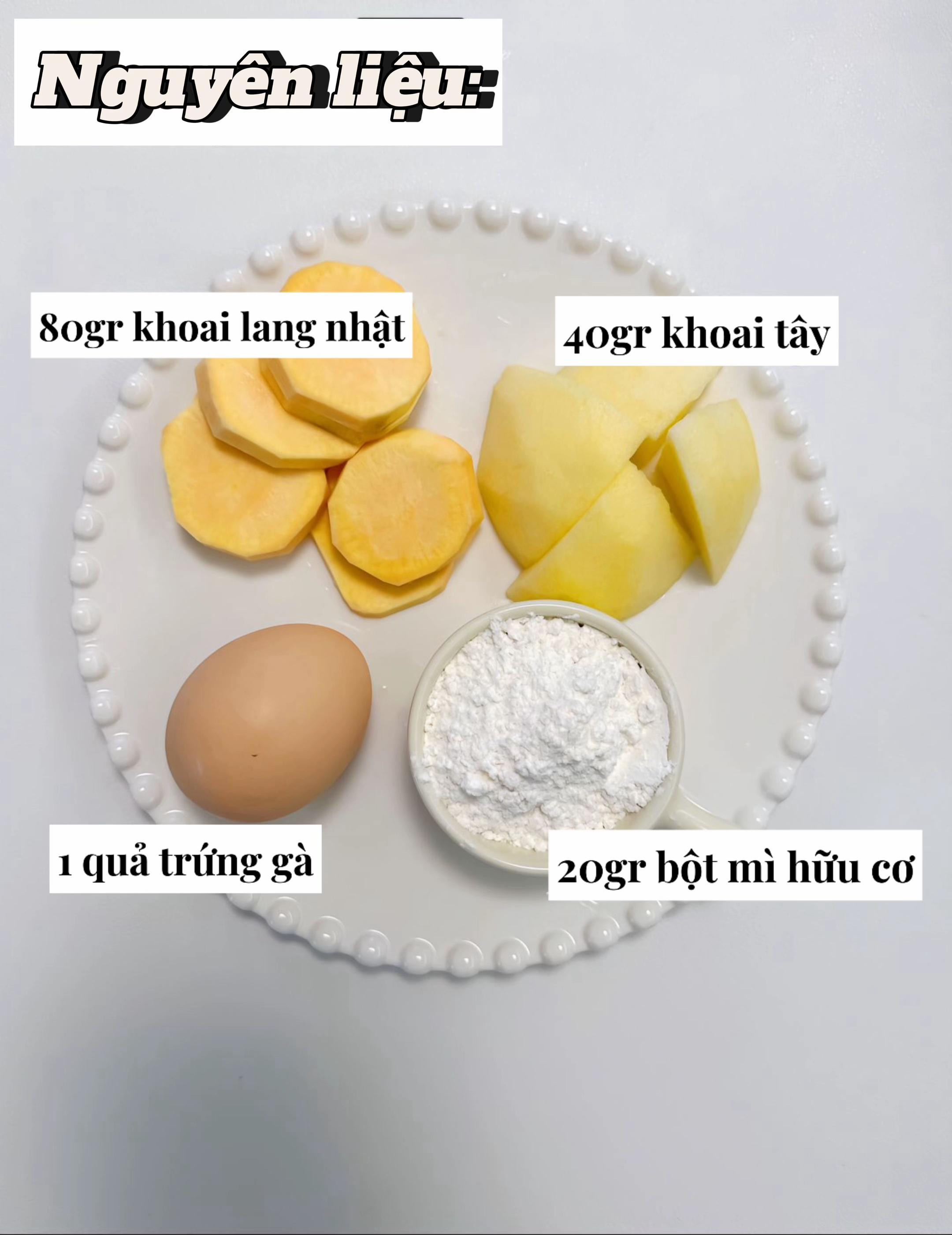 Bánh Khoai Chiên Giòn Thơm Cho Bé Yêu