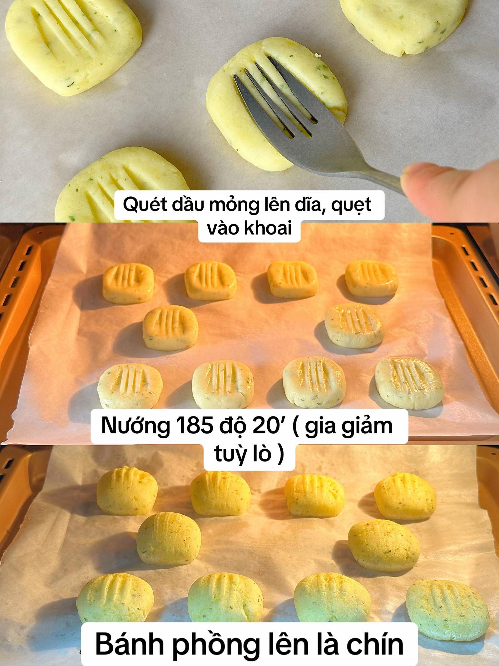 Bánh Khoai Tây Giòn Tan, Thơm Lừng Dễ Làm