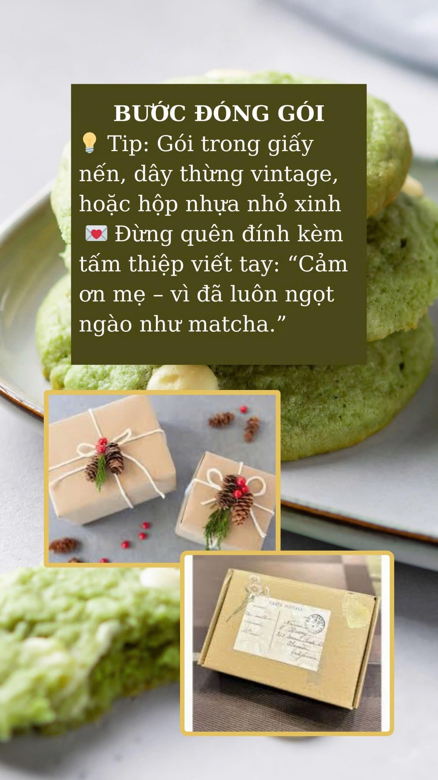 Bánh Matcha Giòn Tan - Tình Yêu Từ Trái Tim