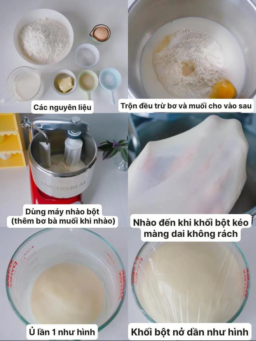 Bánh mì ngọt nhân kem CT sưu tầm