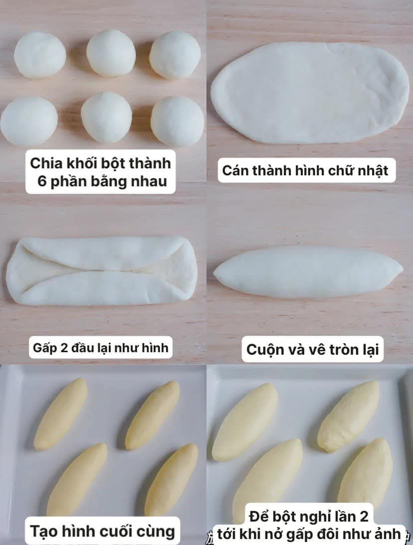 Bánh mì ngọt nhân kem CT sưu tầm