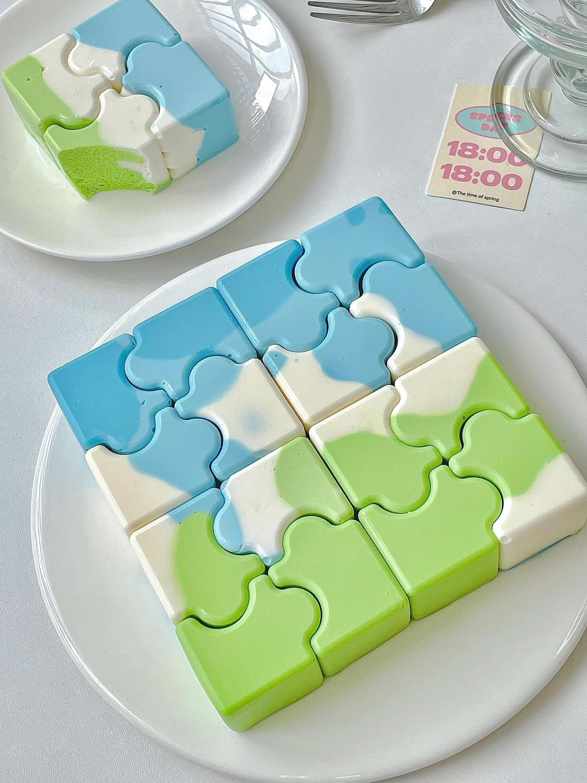 Bánh Mousse Sữa Chua Lắp Ghép Đầy Màu Sắc