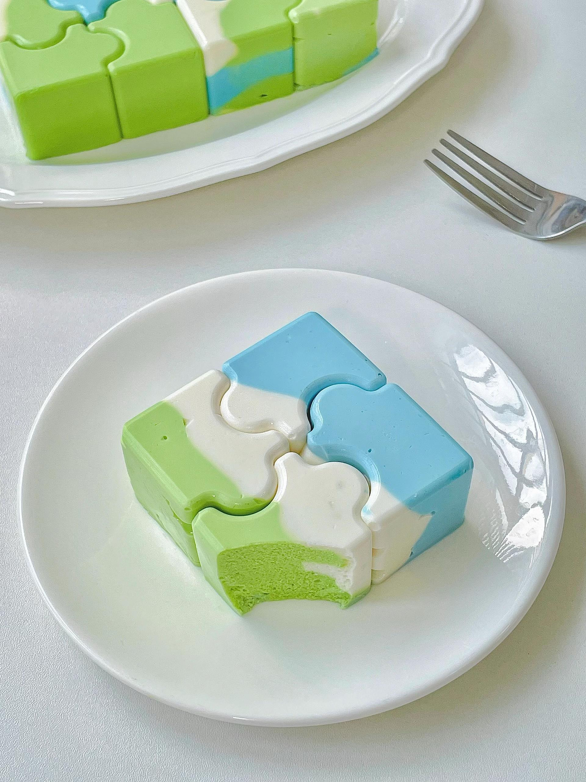 Bánh Mousse Sữa Chua Lắp Ghép Đầy Màu Sắc