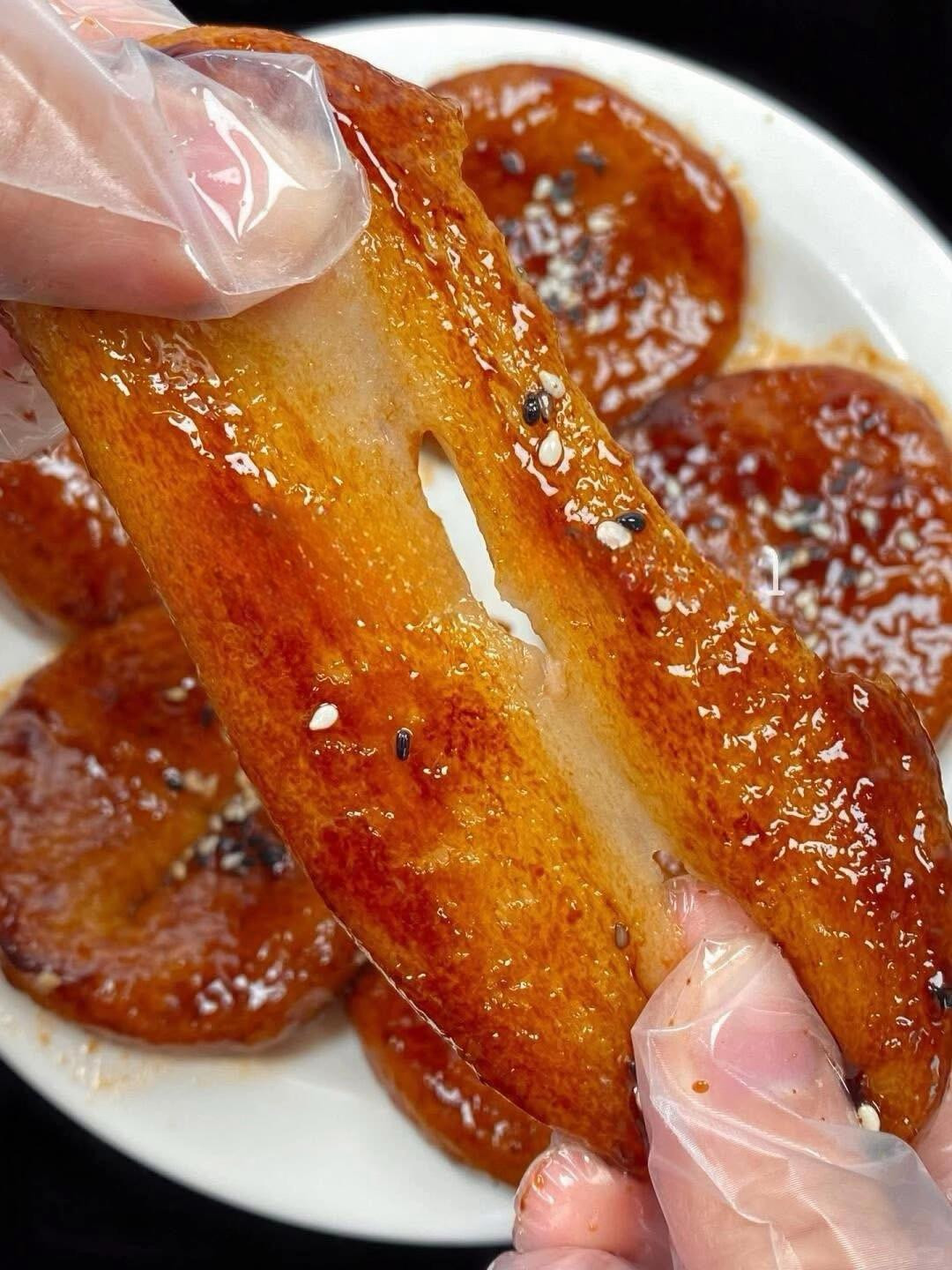 🥧BÁNH NẾP SỐT ĐƯỜNG NÂU 🥃