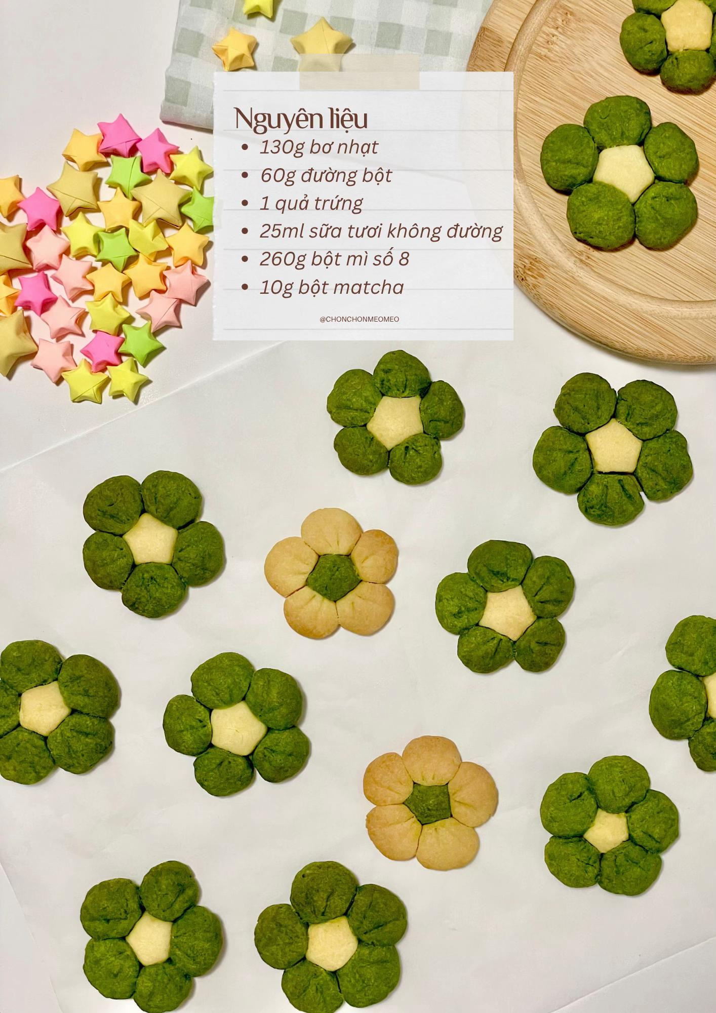 Bánh quy bông hoa giòn giòn😋