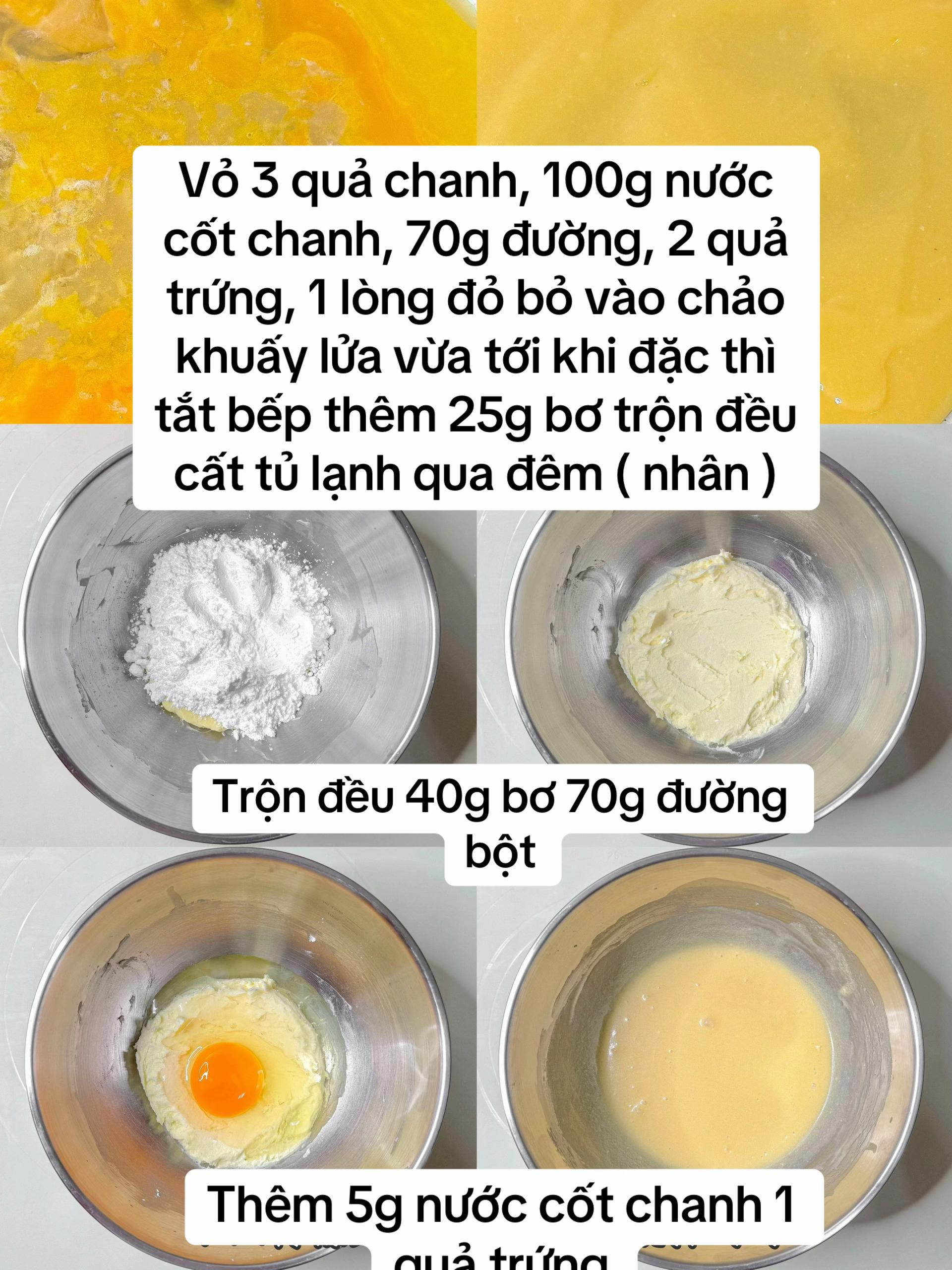 Bánh Quy Custard Chanh Thơm Ngát Dịu Ngọt