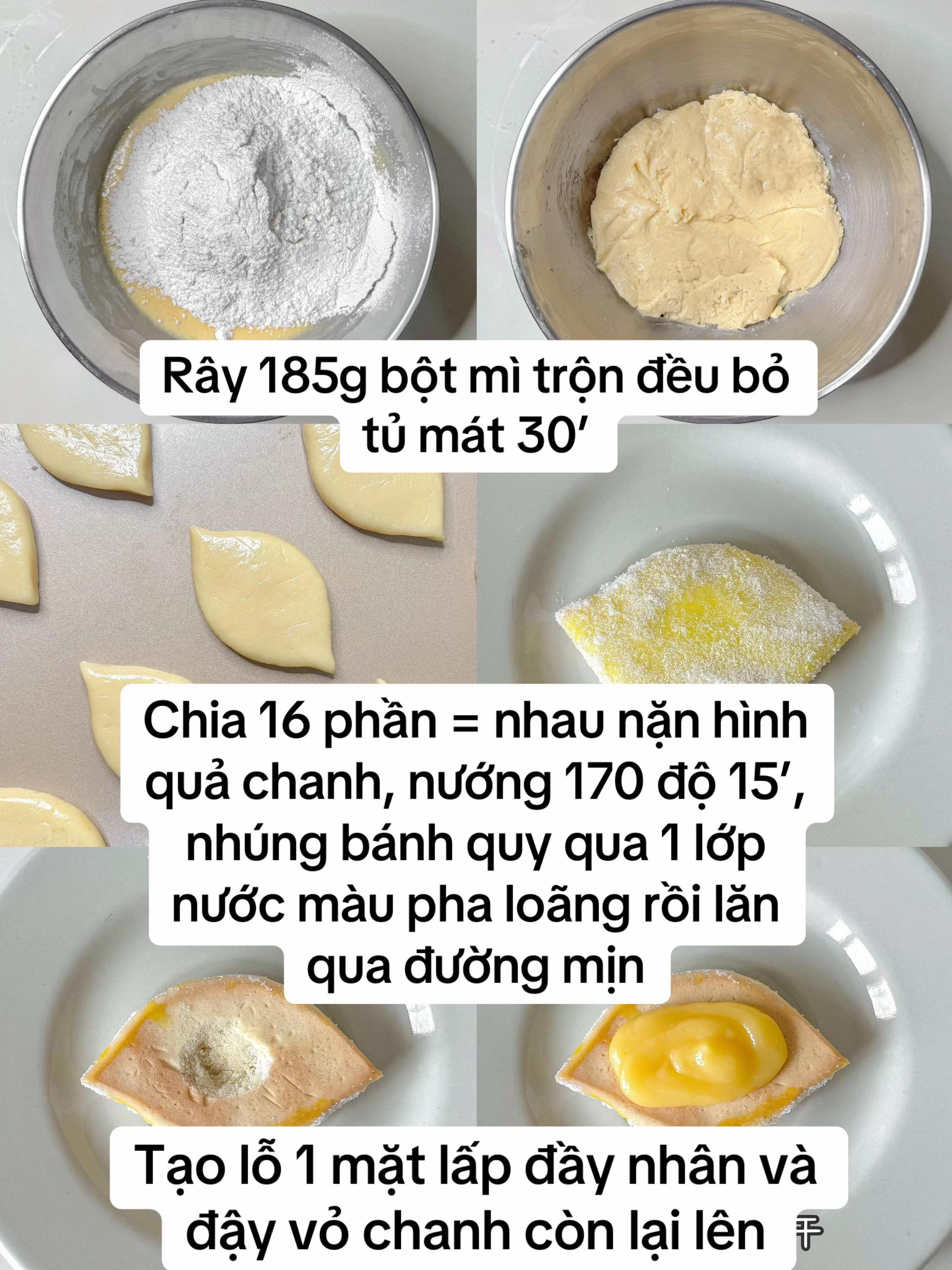 Bánh Quy Custard Chanh Thơm Ngát Dịu Ngọt