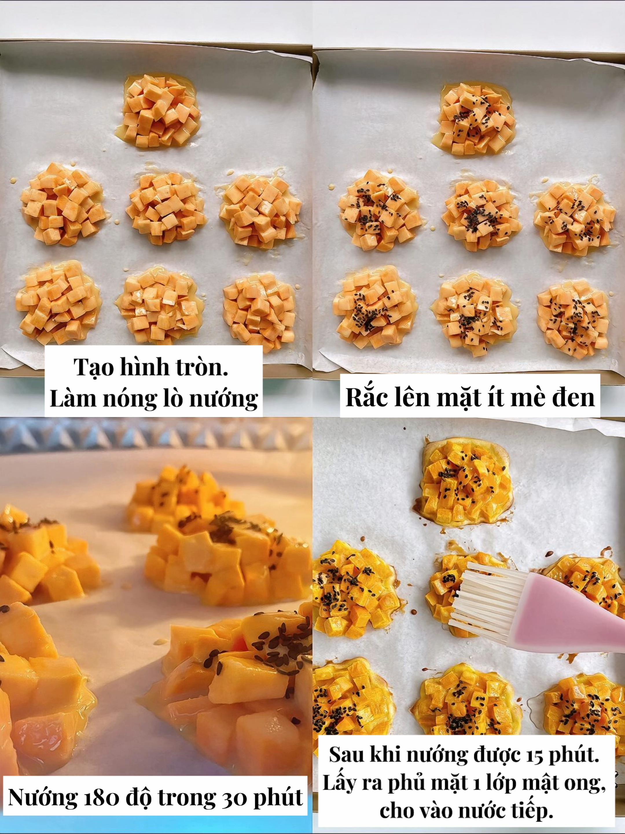 Bánh Rán Khoai Lang Mè Đen Giòn Ngon cho Bé Yêu