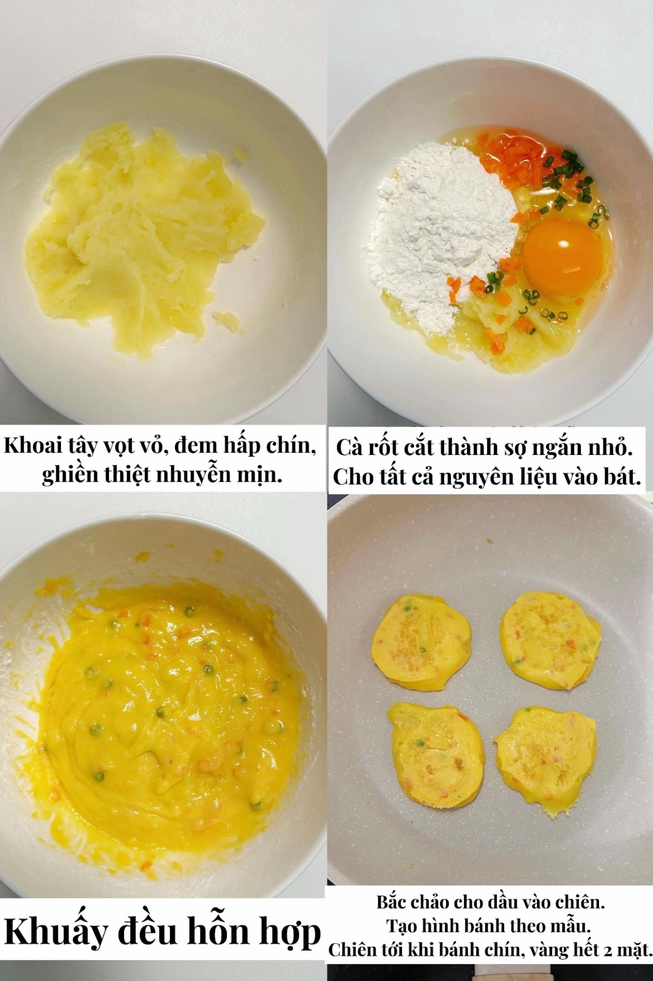 Bánh Rán Rau Củ Dinh Dưỡng Cho Bé Yêu