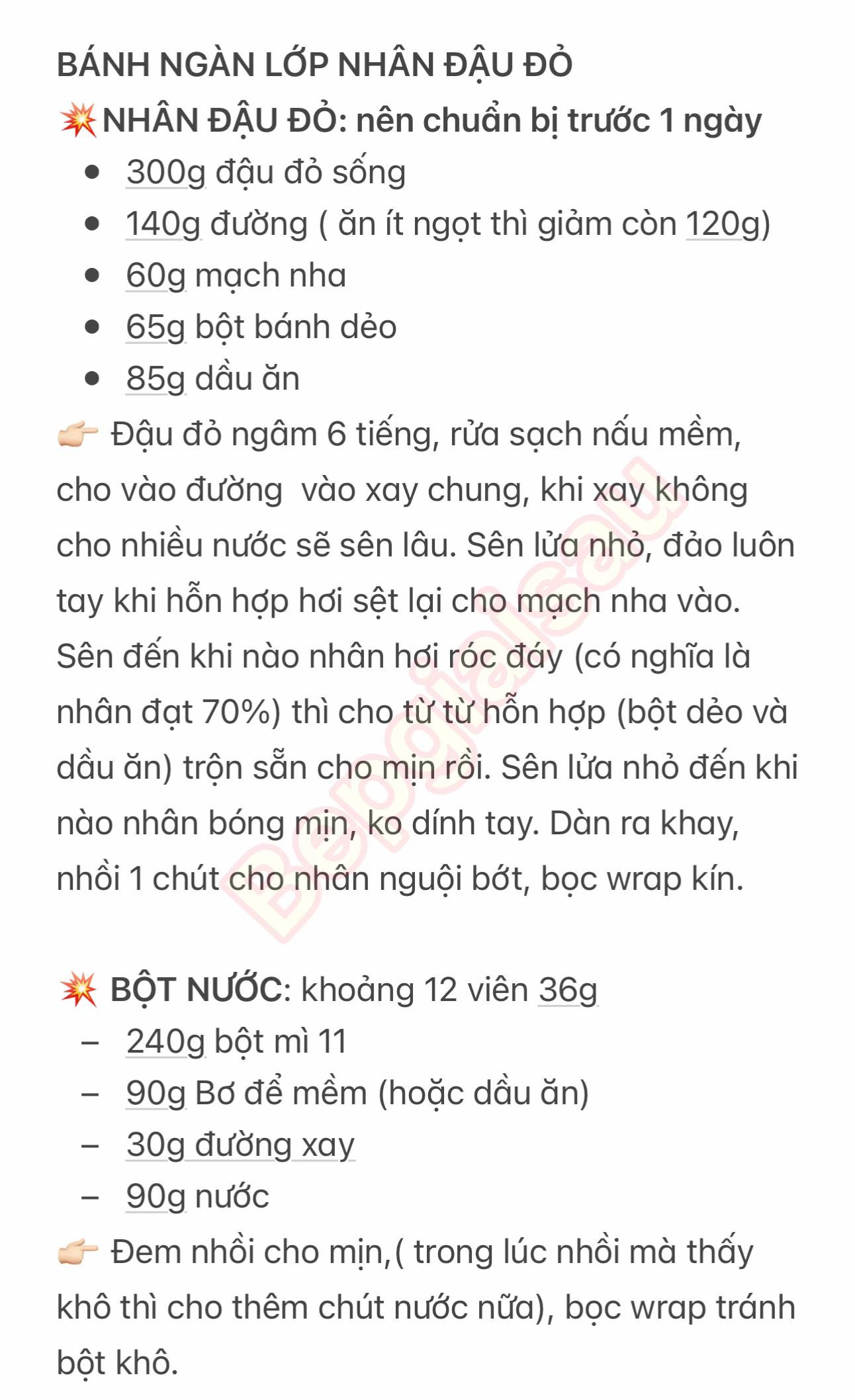 Bánh Trung Thu Ngàn Lớp Nhân Đậu Đỏ Thơm Ngọt