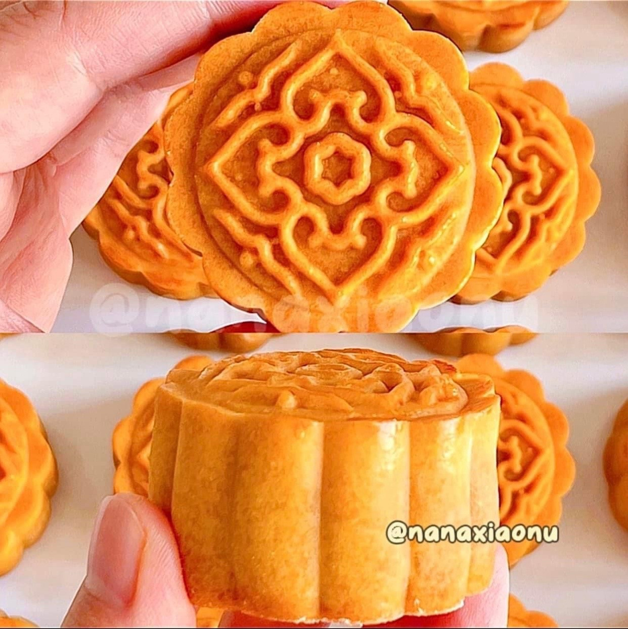 Bánh Trung Thu Nướng Nhân Khoai Môn Trứng Muối Chà Bông